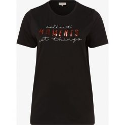 ONLY Carmakoma - T-shirt damski – Carcollect, czarny. Czarne t-shirty damskie Only Carmakoma, z nadrukiem, bez kołnierzyka. Za 119,95 zł.