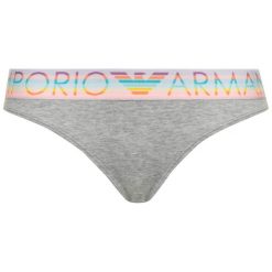 Figi klasyczne Emporio Armani Underwear 162525 0P217 03748. Szare figi damskie Emporio Armani Underwear, xs, bez wzorów. W wyprzedaży za 79,00 zł.