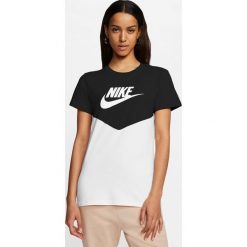 Nike Heritage Koszulka Czarny Biały. Czarne koszulki damskie Nike, m, bez wzorów, bez kołnierzyka. Za 119,95 zł.