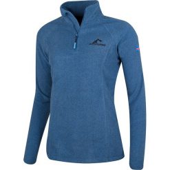 Bluza polarowa "Snaefell" w kolorze niebieskim. Niebieskie bluzy damskie Westfjord, m, bez wzorów, z materiału, ze stójką, z krótkim rękawem, krótkie, bez kaptura. W wyprzedaży za 79,95 zł.