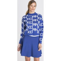 SWETER PINKO. Niebieskie swetry damskie Pinko, s, bez wzorów, z kaszmiru, bez rękawów, bez kaptura. Za 477,50 zł.