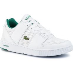 Sneakersy LACOSTE - Thrill 319 1 US Sma 7-38SMA0068082 Wht/Grn. Białe sneakersy męskie Lacoste, na co dzień, bez wzorów, ze skóry ekologicznej, eleganckie, bez zapięcia. Za 449,99 zł.