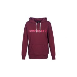 Bluzy Converse CONVERSE STAR CHEVRON OVERSIZED PULLOVER HOODIE. Czerwone bluzy damskie Converse, l, bez wzorów, bez rękawów, bez kaptura. Za 181,30 zł.