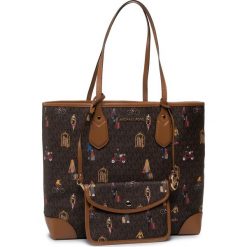 Torebka MICHAEL MICHAEL KORS - Eva 30H9GV0T30 Brown Multi. Pomarańczowe torebki klasyczne damskie MICHAEL Michael Kors, z aplikacjami, ze skóry ekologicznej, klasyczne, zdobione, bez dodatków. Za 1139,00 zł.