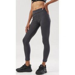 Ciemnoszare Legginsy Kelesha. Szare legginsy damskie Born2be, s, bez wzorów. Za 69,99 zł.