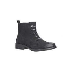 Buty: Botki Sergio Leone Czarne botki z metalową ozdobą BT555