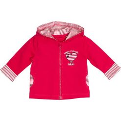 Bluza w kolorze różowym. Różowe bluzy niemowlęce Salt and Pepper, z aplikacjami, bez rękawów, bez kaptura. W wyprzedaży za 65,95 zł.