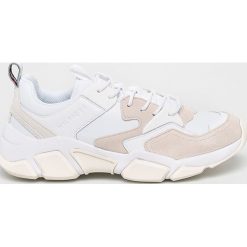 Tommy Hilfiger - Buty Chunky Material Mix Sneaker. Białe buty sportowe męskie TOMMY HILFIGER, z gumy, na sznurówki. Za 559,90 zł.