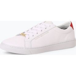 Tommy Hilfiger - Tenisówki damskie z dodatkiem skóry, biały. Trampki i tenisówki damskie TOMMY HILFIGER. Za 449,95 zł.