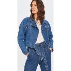 Answear Lab - Kurtka jeansowa. Niebieskie kurtki damskie Answear Lab, s, bez wzorów, z bawełny, krótkie, bez kaptura. Za 189,90 zł.