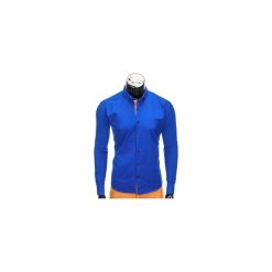 KOSZULA MĘSKA ELEGANCKA Z DŁUGIM RĘKAWEM K326 - NIEBIESKA. Niebieskie koszule męskie Ombre Clothing, m, z bawełny, z kontrastowym kołnierzykiem, z długim rękawem. Za 39,00 zł.