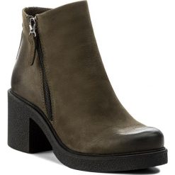 Botki damskie lity: Botki SIMEN - 9747 Oliwka C20