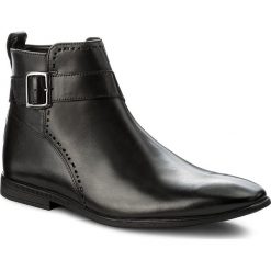 Buty zimowe męskie: Kozaki CLARKS – Bampton Mid 261274307 Black Leather