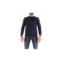 Swetry Trussardi 52M00141-0F000175. Niebieskie swetry męskie marki Trussardi, xs, bez wzorów, bez kołnierzyka, bez kaptura. Za 199,58 zł.