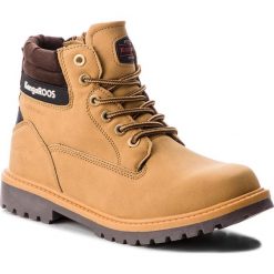 Trapery KANGAROOS - Riveter Jr II 18145 000 3015 Tan. Żółte śniegowce dziewczęce KangaROOS, bez zapięcia. W wyprzedaży za 169,00 zł.