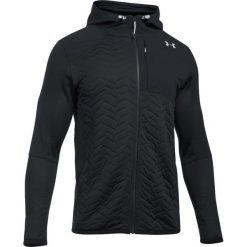 Bluzy męskie: Under Armour Bluza męska ColdGear Reactor Fleece Insulated Full Zip Hoodie czarna r. XL (1299167-001)