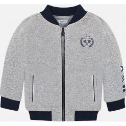 Mayoral - Bluza dziecięca 92-134 cm. Szare bluzy chłopięce Mayoral, z nadrukiem, z bawełny, bez kaptura. W wyprzedaży za 89,90 zł.