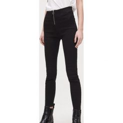 Jegginsy z zamkiem - Czarny. Czarne jeansy damskie Cropp, z jeansu. Za 79,99 zł.