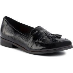 Lordsy LASOCKI - 17227-01 Black. Czarne półbuty damskie Lasocki, na co dzień, bez wzorów, ze skóry, bez obcasa, na płaskiej podeszwie, bez zapięcia. Za 199,99 zł.