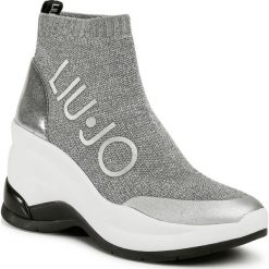 Sneakersy LIU JO - Karlie Revolution BA0065 TX125 Silver 00532. Szare półbuty damskie Liu Jo, ze skóry ekologicznej. Za 689,00 zł.