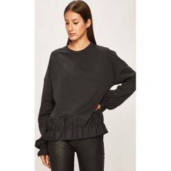 Answear - Bluza. Niebieskie bluzy damskie ANSWEAR, s, bez wzorów, z bawełny, bez rękawów, bez kaptura. W wyprzedaży za 139,90 zł.