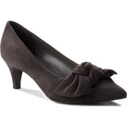 Półbuty PETER KAISER - Carry 55229/128 Carbon Suede. Szare półbuty damskie Peter Kaiser, bez wzorów, ze skóry, eleganckie, bez obcasa, na obcasie, bez zapięcia. W wyprzedaży za 399,00 zł.