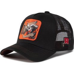 Czapka z daszkiem CAPSLAB - Marvel Rocket CL/MAR/1/ROC4 Noir. Czarne czapki męskie CapsLab, z motywem z bajki, z bawełny. Za 129,00 zł.