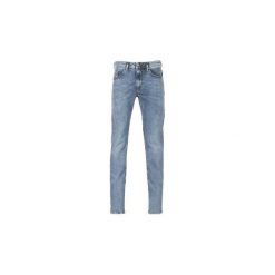 Jeansy slim fit Diesel THOMMER. Niebieskie jeansy męskie Diesel, m, bez wzorów. Za 527,20 zł.