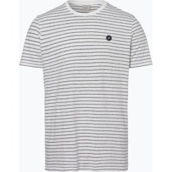 Jack & Jones - T-shirt męski – Jorgeneration, biały. Białe t-shirty męskie Jack & Jones, s, w paski, klasyczne, z klasycznym kołnierzykiem. Za 59,95 zł.