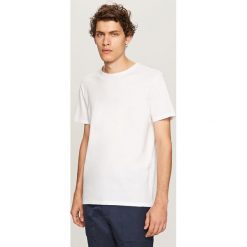 T-shirty męskie: T-shirt z wyrazistą strukturą – Biały