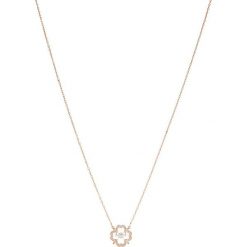 Naszyjniki damskie: Swarovski SPARKLING NECKLACE FLOWER Naszyjnik rosegoldcoloured