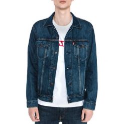 Levi's Kurtka Niebieski. Niebieskie płaszcze męskie Levi's®, na wiosnę, s, bez wzorów, z bawełny, bez kaptura. Za 481,95 zł.