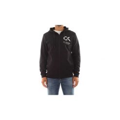 Bluzy Calvin Klein Jeans 00GMF8J416 HOODY LOGO. Czarne bluzy męskie Calvin Klein Jeans, xl, bez wzorów, z jeansu, bez kołnierzyka, bez rękawów, bez kaptura. Za 345,79 zł.
