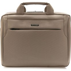 Torba na laptopa 84-3P-100-9. Brązowe torby na laptopa Wittchen, w paski, z materiału, klasyczne. Za 129,00 zł.