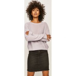 Brave Soul - Sweter. Fioletowe swetry damskie Brave Soul, s, bez wzorów, z dzianiny, bez rękawów, bez kaptura. W wyprzedaży za 49,90 zł.