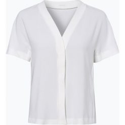 Marc Cain Essentials - Bluzka damska, beżowy. Brązowe bluzki damskie marki Marc Cain Essentials, bez wzorów, bez kołnierzyka, bez rękawów. Za 589,95 zł.