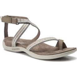 Sandały MERRELL - District Mendi Wrap J97296 Brindle. Szare klapki damskie Merrell, bez wzorów, ze skóry ekologicznej, sportowe, bez obcasa, bez zapięcia, outdoorowe. W wyprzedaży za 199,00 zł.