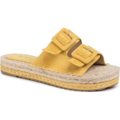 Espadryle DEEZEE - WSS20301-01 Yellow. Żółte espadryle damskie DeeZee, bez wzorów, z tworzywa sztucznego, bez obcasa. Za 79,99 zł.