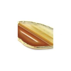 Colare Plaster Agatu złoto. Pomarańczowe naszyjniki damskie Brazi druse jewelry, z agatem, srebrne. Za 170,00 zł.