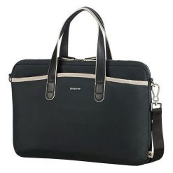 Samsonite torba na laptopa Nefti Bailhandle 15.6" Black/Sand CA8*92002. Czarne torby na laptopa Samsonite, w paski. Za 304,00 zł.