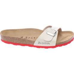 Buty damskie: Klapki w kolorze kremowym