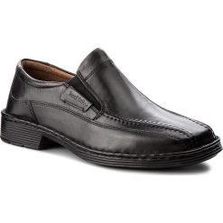 Półbuty JOSEF SEIBEL - Bradfjord 07 38288 23 600 Schwarz. Czarne półbuty męskie Josef Seibel, na co dzień, bez wzorów, ze skóry, eleganckie, bez zapięcia. Za 349,00 zł.