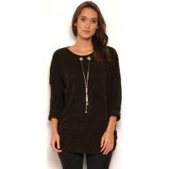 Sweter "Bony" w kolorze khaki. Brązowe swetry damskie Manoukian, s, z wełny. W wyprzedaży za 109,95 zł.