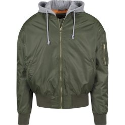 Kurtki męskie: Urban Classics Hooded Oversized Bomber Jacket Kurtka oliwkowy