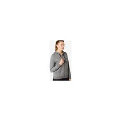 Bluza z kapturem Gym & Pilates 500 damska. Szare bluzy damskie NYAMBA, xl, bez wzorów, z elastanu, bez rękawów, z kapturem. Za 69,99 zł.