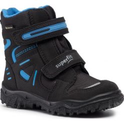 Śniegowce SUPERFIT - GORE-TEX 1-809080-0000 M Schwarz/Blau. Czarne śniegowce chłopięce Superfit, bez zapięcia, gore-tex. Za 289,00 zł.