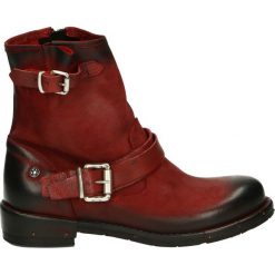 Botki - RE08F N-V ROS. Brązowe botki damskie skórzane marki Venezia. Za 499,00 zł.