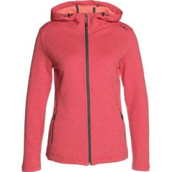 Kurtki sportowe damskie: CMP WOMAN FIX HOOD JACKET Kurtka z polaru red fluorecent melange