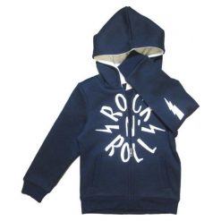 Carodel Bluza Chłopięca Rock & Roll 122/128 Niebieska. Niebieskie bluzy chłopięce marki Carodel, z napisami. Za 45,00 zł.
