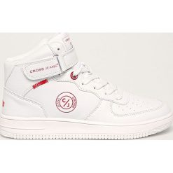 Cross Jeans - Buty. Białe buty sportowe damskie Cross Jeans, bez wzorów, z jeansu, sportowe. Za 169,90 zł.
